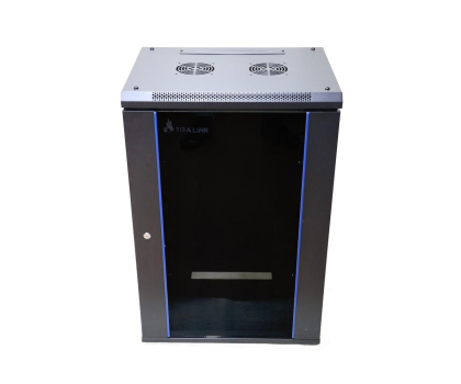 Szafa RACK ExtraLink  Wisząca 19" 18U 600x600mm jednosekcyjna (czarna)